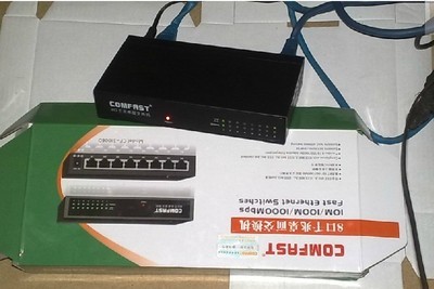騰達代工COMFAST 8口千兆交換機 穩定性能與精湛工藝的融合，網絡升級優選